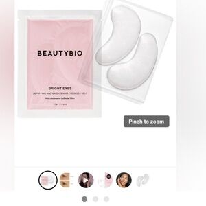 🆕 BeautyBio Bright Eyes Depuffing & Brightening Eye Gels - Pink
